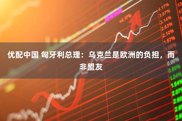 优配中国 匈牙利总理：乌克兰是欧洲的负担，而非盟友